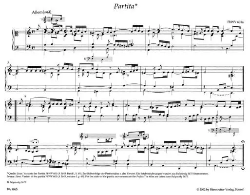 Complete Works III.1 (New Edition) - Froberger - Piano/Organ - Book