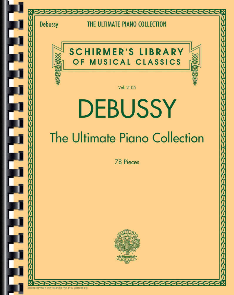Debussy - The Ultimate Piano Collection - Piano - Book