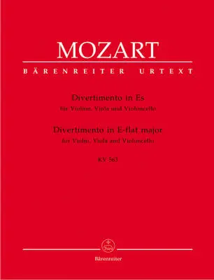 Baerenreiter Verlag - Divertimento in E-flat Major K. 563 - Mozart - Violin/Viola/Cello - Parts Set
