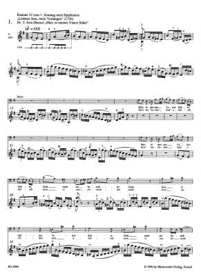 Violin Solos from the Sacred Vocal Works - Bach - Performance Score, Urtext Edition, Anthology - Violin