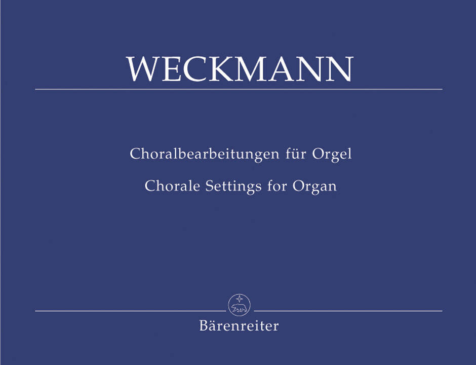 Chorale Settings for Organ - Weckmann - Performance Score - Organ