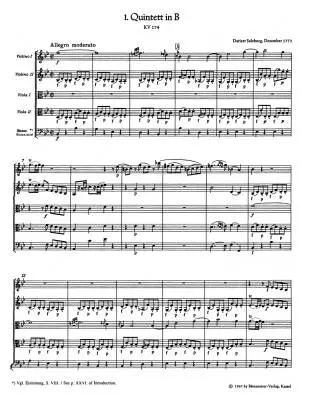 Complete String Quintets - Mozart - Study Score, Urtext Edition, Anthology
