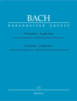 Baerenreiter Verlag - Preludes and Fughettas - Bach - Piano - Book
