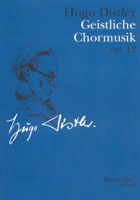 Baerenreiter Verlag - Geistliche Chormusik Op. 12 (1934-1942) - Distler - Choral Score, Anthology - Choir