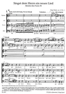 Geistliche Chormusik Op. 12 (1934-1942) - Distler - Choral Score, Anthology - Choir