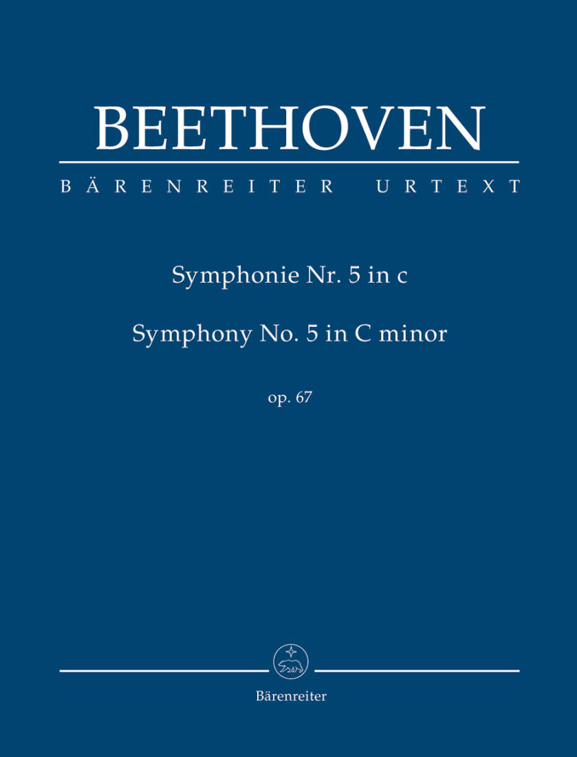 Symphony No. 5 in C Minor Op. 67 - Beethoven - Study Score, Urtext Edition - Orchestra