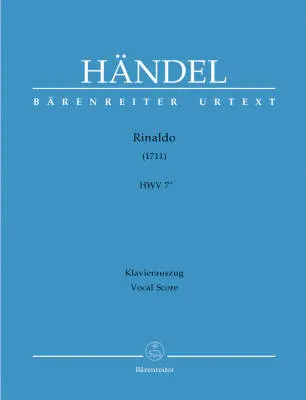 Baerenreiter Verlag - Rinaldo HWV 7a - Handel - Vocal Score, Urtext Edition