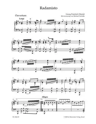 Radamisto HWV 12b - Handel - Vocal Score, Urtext Edition - Vocal, Orchestra