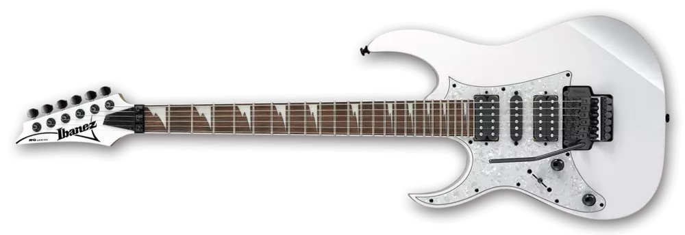RG 6-String Left Handed HSH Trem Electric Guitar - White