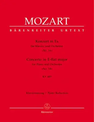 Baerenreiter Verlag - Concerto No. 14 in E-flat Major K. 449 - Mozart - 2P4H - Book