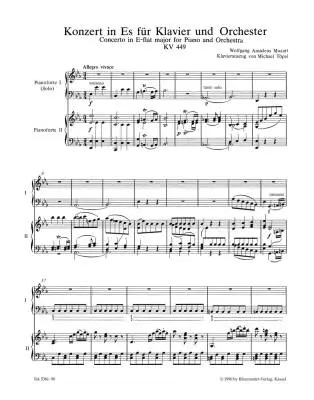 Concerto No. 14 in E-flat Major K. 449 - Mozart - 2P4H - Book