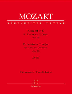 Concerto No. 25 in C Major K. 503 - Mozart - 2P4H - Book