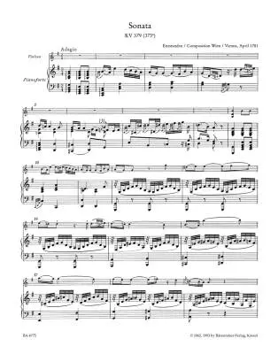 Early Viennese Sonatas - Mozart - Violin/Piano - Book