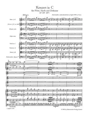 Concerto in C Major K. 299 (297c) - Mozart - Flute/Harp - Study Score