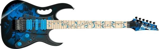 Ibanez - Steve Vai Signature JEM Premium Electric Guitar - Blue Floral