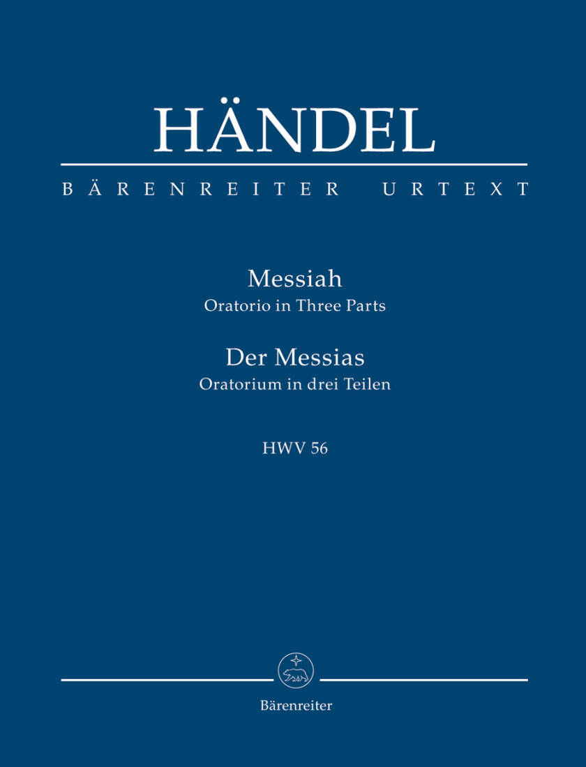 Messiah (der Messias) HWV 56 - Handel - Study Score, Urtext Edition