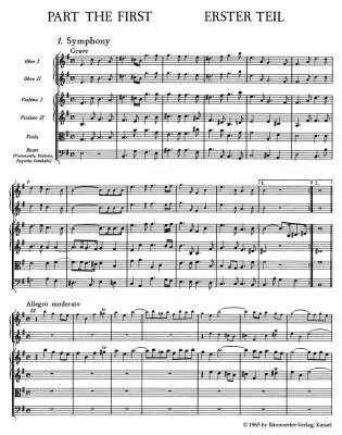 Messiah (der Messias) HWV 56 - Handel - Study Score, Urtext Edition