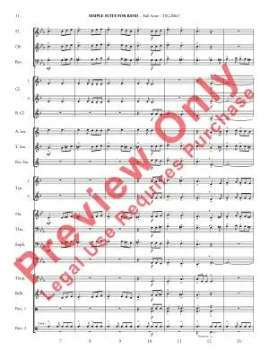 Simple Suite for Band - Grant - Concert Band - Gr. 2