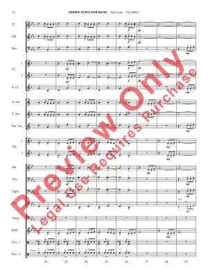 Simple Suite for Band - Grant - Concert Band - Gr. 2