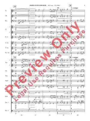 Simple Suite for Band - Grant - Concert Band - Gr. 2