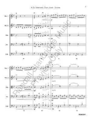 A su Merced, Don Jose - Donjuan - String Orchestra - Gr. 4.5
