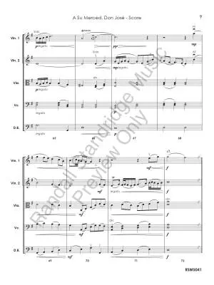 A su Merced, Don Jose - Donjuan - String Orchestra - Gr. 4.5