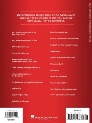 Christmas Songs for Kids: Really Easy Guitar - Book