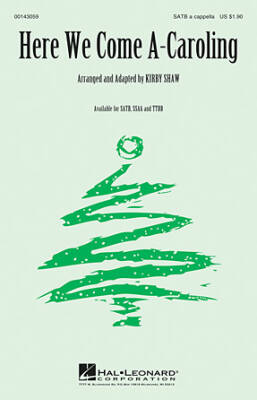 Hal Leonard - Here We Come A-Caroling - Shaw - Choral Octavo - SSAA A Cappella