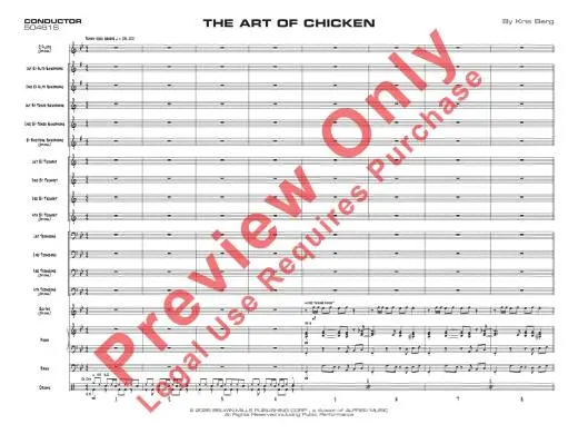 The Art of Chicken - Berg - Jazz Ensemble - Gr. 2.5