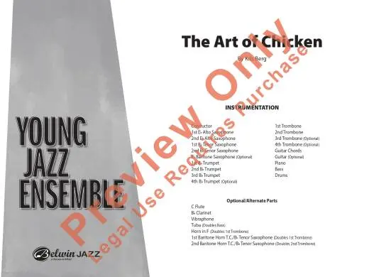 The Art of Chicken - Berg - Jazz Ensemble - Gr. 2.5