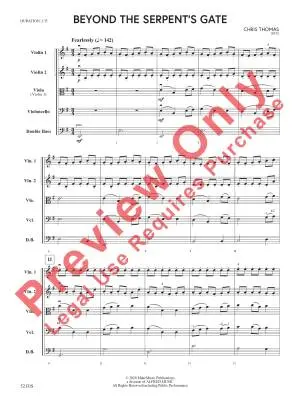 Beyond the Serpent\'s Gate - Thomas - String Orchestra - Gr. 3