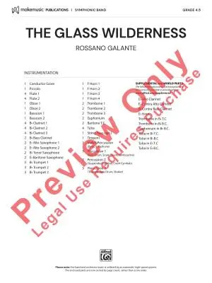 The Glass Wilderness - Galante - Concert Band - Gr. 4.5