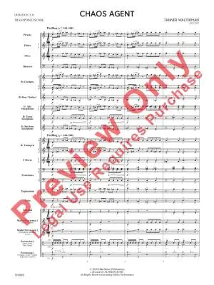 Chaos Agent - Walterman - Concert Band - Gr. 4
