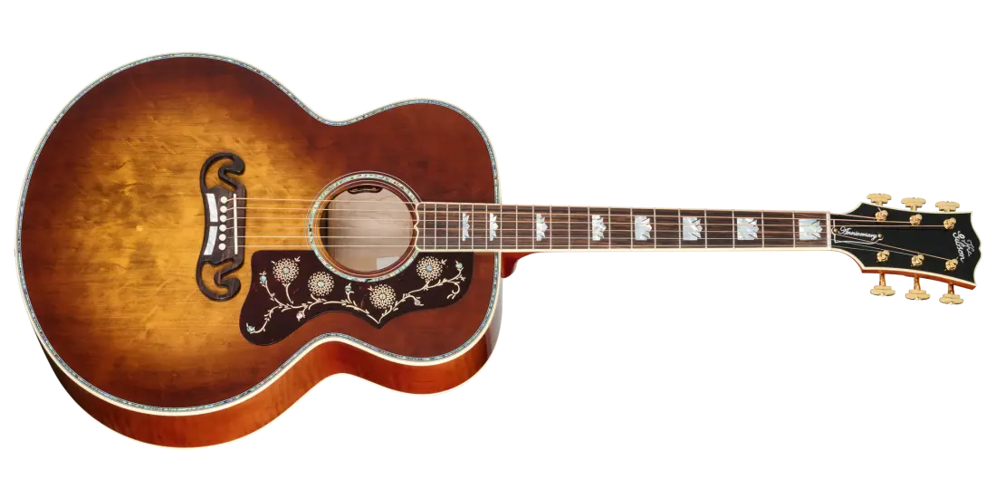 Limited Edition SJ-200 Anniversary Acoustic/Electric Guitar with Hardshell Case - Cremona Burst