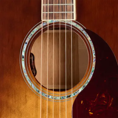 Limited Edition J-45 Anniversary Acoustic/Electric Guitar with Hardshell Case - Cremona Burst