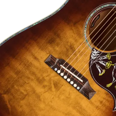 Limited Edition Hummingbird Anniversary Acoustic/Electric Guitar with Hardshell Case - Cremona Burst