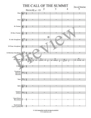 The Call of the Summit - Marlatt - Concert Band - Gr. 0.5