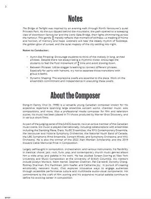 The Bridge at Twilight - Choi - Concert Band - Gr. 2