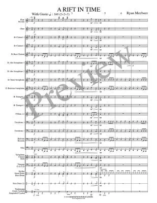 A Rift in Time - Meeboer - Concert Band - Gr. 2