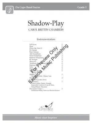 Shadow-Play - Chambers - Concert Band - Gr. 1