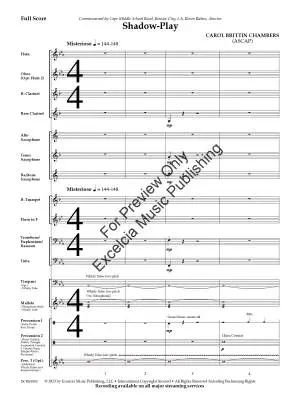 Shadow-Play - Chambers - Concert Band - Gr. 1