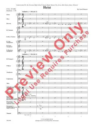 Heist - Barnes - Concert Band - Gr. 3