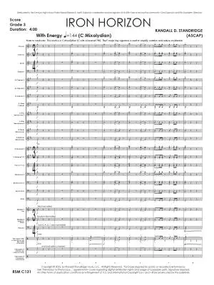 Iron Horizon - Standridge - Concert Band - Gr. 3