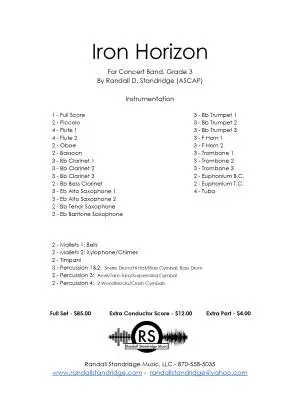 Iron Horizon - Standridge - Concert Band - Gr. 3