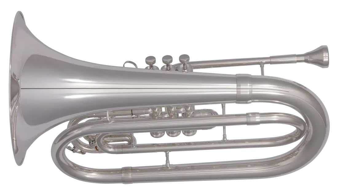 Professional Ultimate Marching Baritone in Bb - Silver-Plated