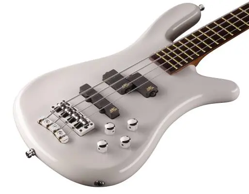 Pro Series Streamer LX 4-String Bass Guitar - Solid Creme White High Polish