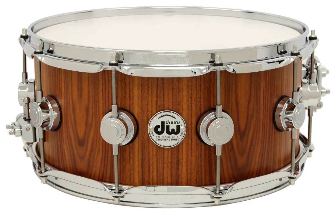 L&M Exclusive Collector\'s Series 333 Maple 6.5x14\'\' Snare Drum - Natural Hard Satin Over Santos