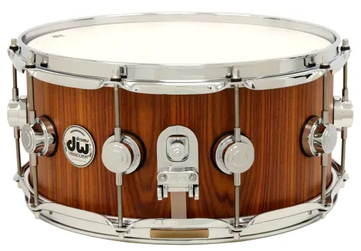 L&M Exclusive Collector\'s Series 333 Maple 6.5x14\'\' Snare Drum - Natural Hard Satin Over Santos