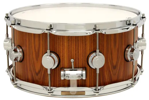 L&M Exclusive Collector\'s Series 333 Maple 6.5x14\'\' Snare Drum - Natural Hard Satin Over Santos