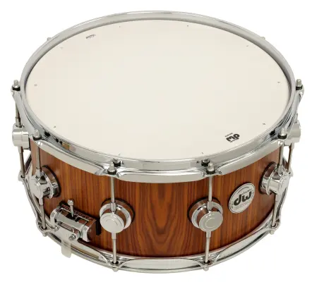 L&M Exclusive Collector\'s Series 333 Maple 6.5x14\'\' Snare Drum - Natural Hard Satin Over Santos